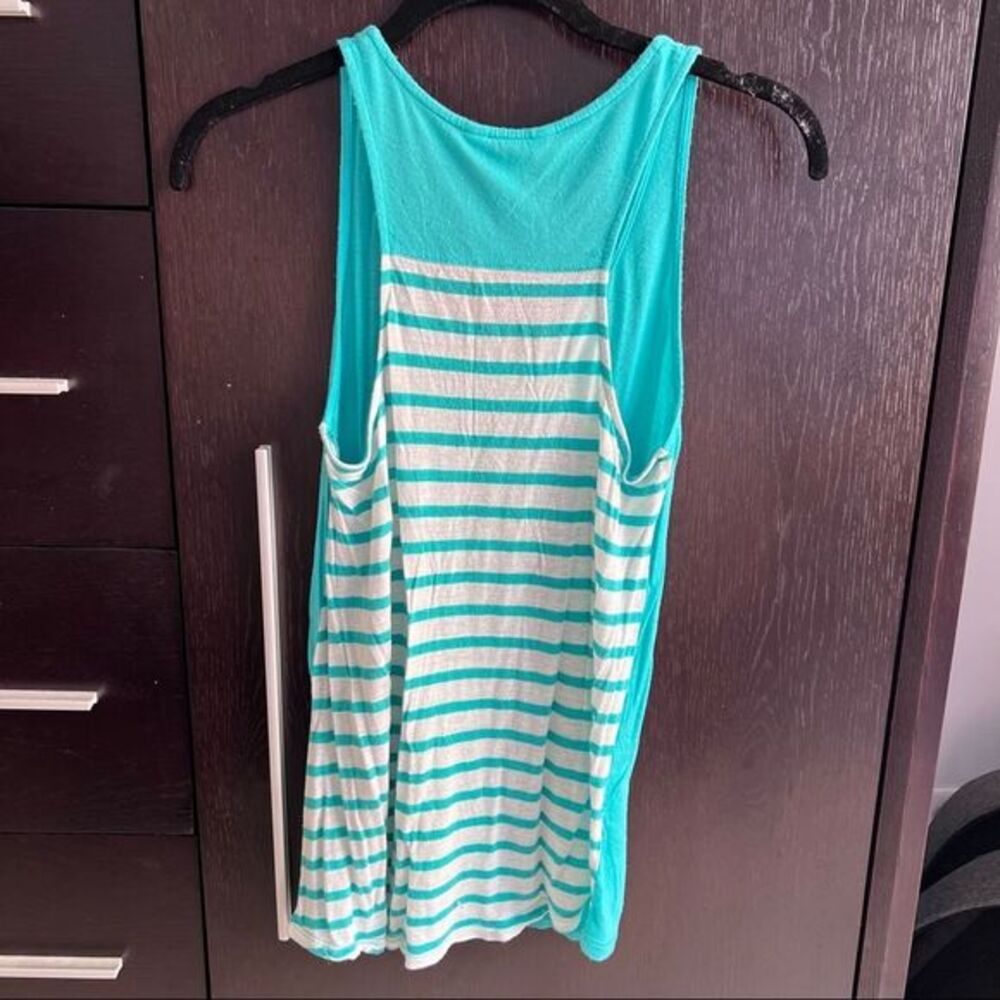 4/$20 Charming Charlie racerback striped tank top